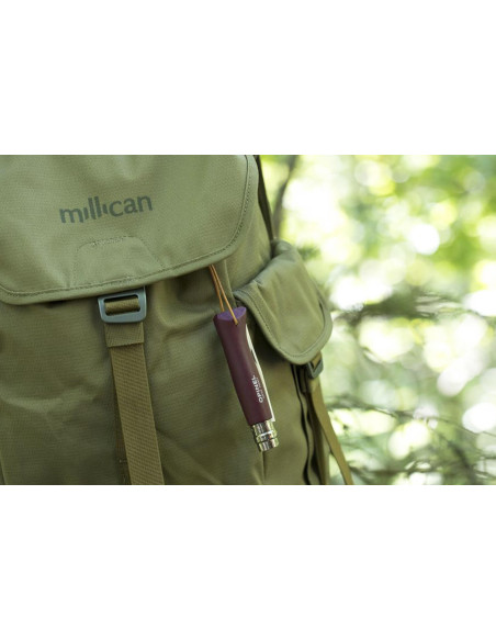 Opinel knife N°08 Baroudeur 8.5cm blade garnet handle