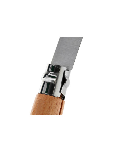 Opinel traditionell kniv N°06 7cm roterande blad bokträhandtag
