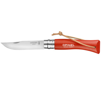 Navaja Opinel N°07 Baroudeur 8cm hoja mango naranja