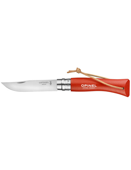 Coltello Opinel N°07 Baroudeur lama 8cm manico arancione
