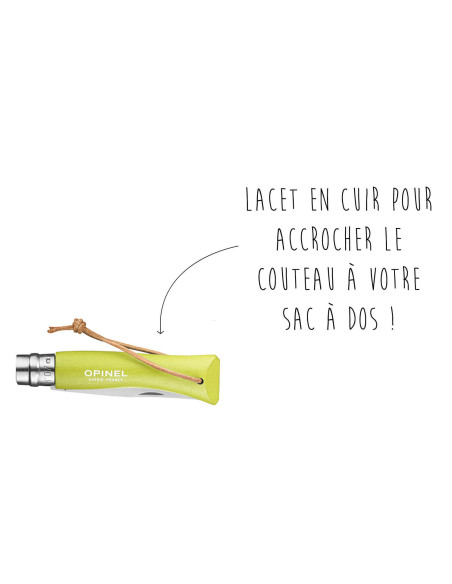 Opinel N°07 Baroudeur veitsi 8cm terä anis kahva