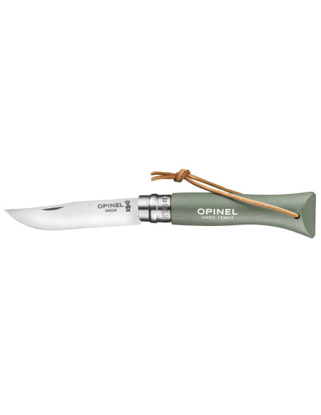 Opinel N°06 Baroudeur knife 7cm blade sage handle