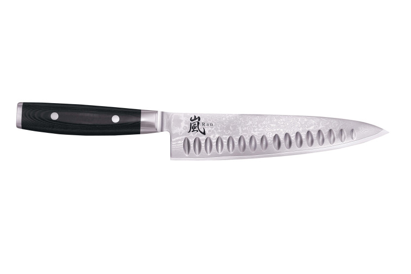 Yaxell RAN japansk kockkniv 20cm 69-lagers med granton eggblad