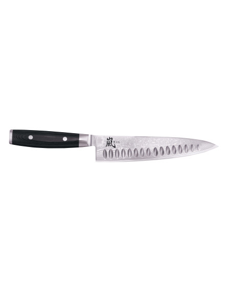 Yaxell RAN japanilainen kokki ' s veitsi 20cm 69-kerroksinen Granton-teräteräterä