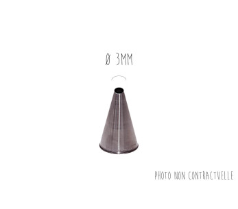 Presa liscia in acciaio inossidabile De Buyer - Da 2 a 20 mm 2