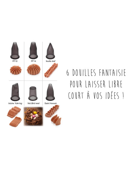 Set of 6 De Bu yer Créatif Tritan sockets, fantasy decor