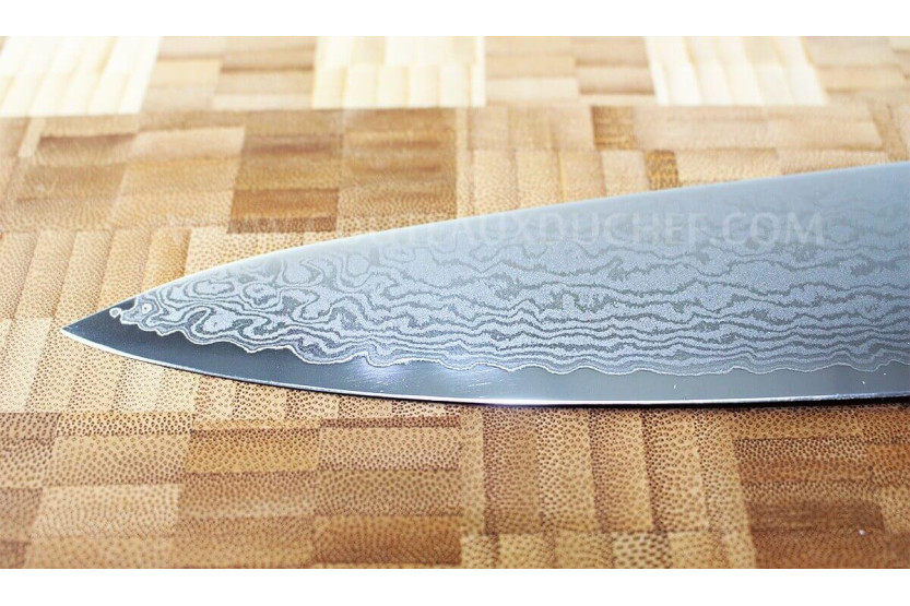 Japanese chef 's knife Yaxell RAN 20cm damascus blade 69 layers