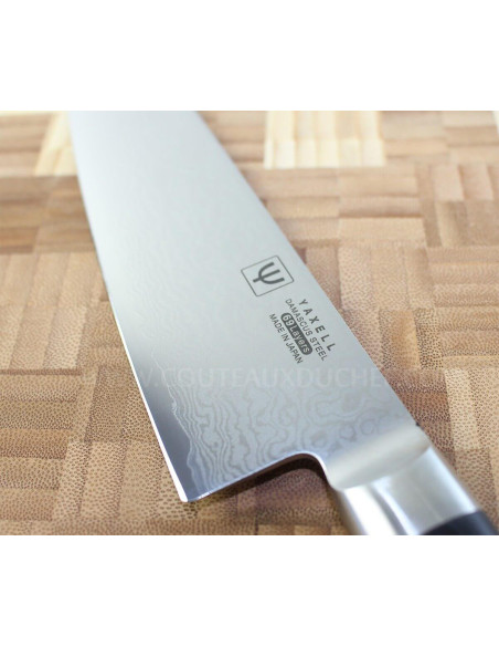 Coltello da chef giapponese Yaxell RAN 20 cm 69 strati lama damasco