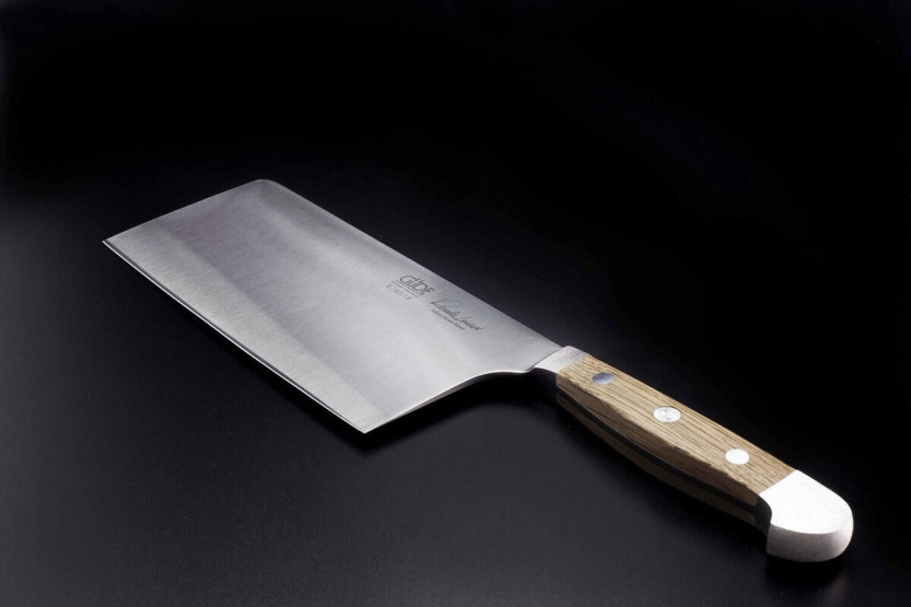 Güde Alpha Chêne Cutelo de aço forjado de 18 cm