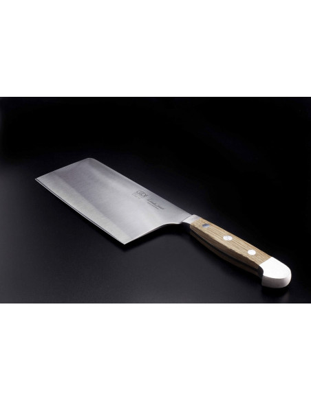 Güde Alpha Eiche Hackmesser 18cm aus Schmiedestahl