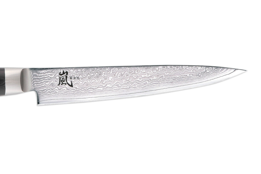Japansk skärkniv Yaxell RAN 18cm blad damast 69 lager