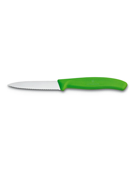 Victorinox Swissclassic urtekniv grønn 8 cm med takket blad