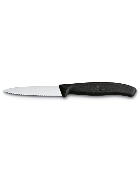 Victorinox Swissclassic 8cm black serrated paring knife