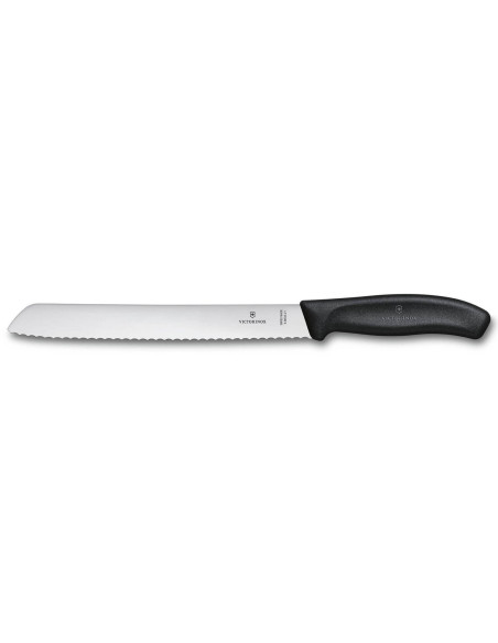Victorinox SwissClassic Brødkniv 21cm sort på kort