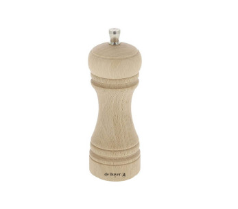 De Buyer Java Macinapepe in legno da 14 cm con meccanismo in metallo