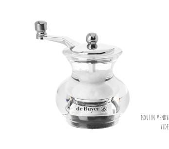 Molinillo universal acrílico para especias De Buyer Boogie 7cm