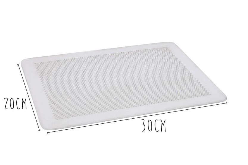De Bu yer aluminium perforated plate, rimless, 1.5mm thick