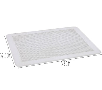Placa de alumínio perfurada De Buyer, sem rebordo, 1,5 mm de espessura