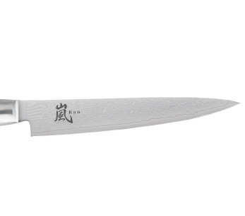 Japanilainen viipalointiveitsi Yaxell RAN 15cm terä damasti 69 kerrosta 2