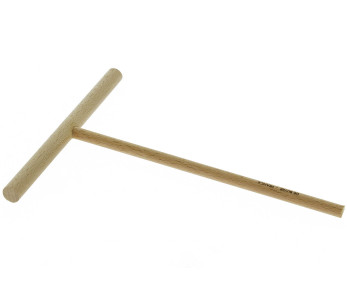 De Buyer B Bois 20,5cm rund pannkaksskrapa i bokträ