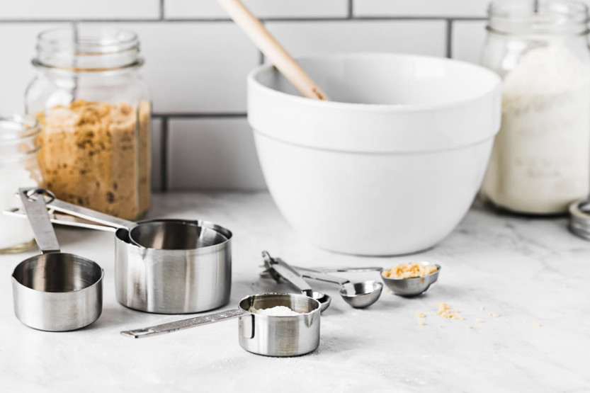 Set di 4 cucchiai dosatori in acciaio inox De Buyer