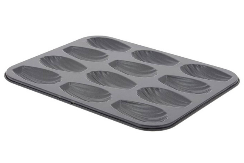 Plancha de acero antiadherente para 12 magdalenas De Buyer