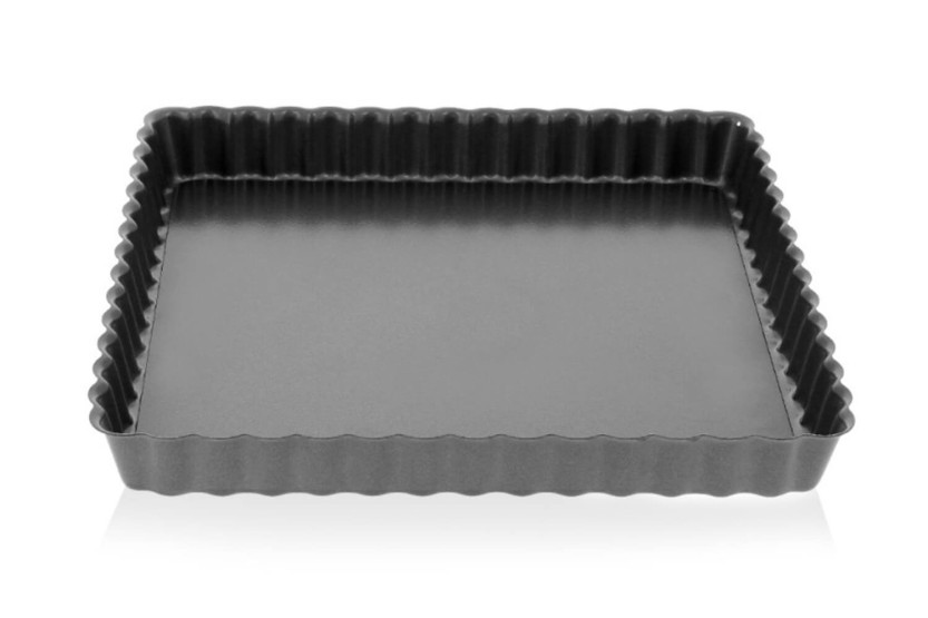 Stampo per crostata quadrato De Buyer con base rimovibile