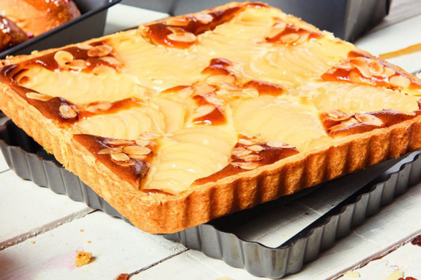 De Buyersquare tart mould with removable base
