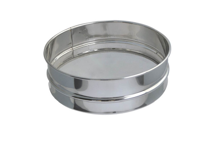 De Buyer all aço inoxidável peneira de farinha n°20 malha 0,8mm