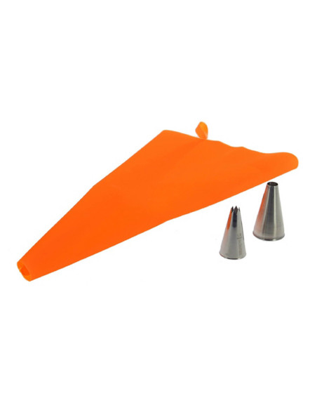 De Buyer Set di sacchetti da pasticceria riutilizzabili da 35 cm + 2 sacchetti da pasticceria