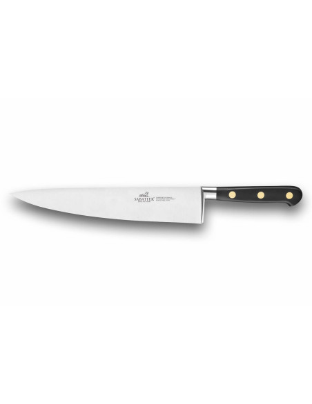 SABATIER Ideal Chef ' s knife 100% stainless steel forged brass rivets 25cm blade