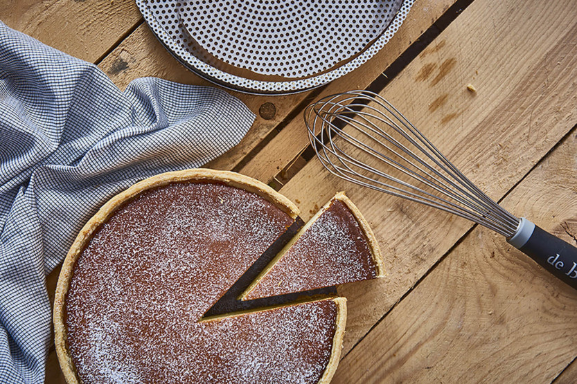 De Buyeravtagbar springform i rostfritt stål + 2 bakplåtspapper