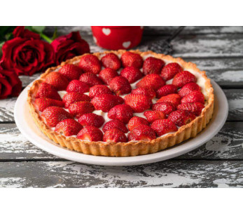 Gobel räfflad rund tourtière med fast bas - Diameter 26cm 2