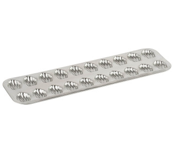 Madeleines-Platte Gobel Rollrand aus Weißblech
