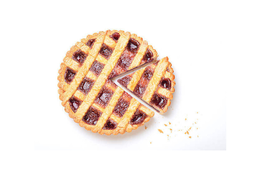 Gobel perforerad rund tourtière med fast bas