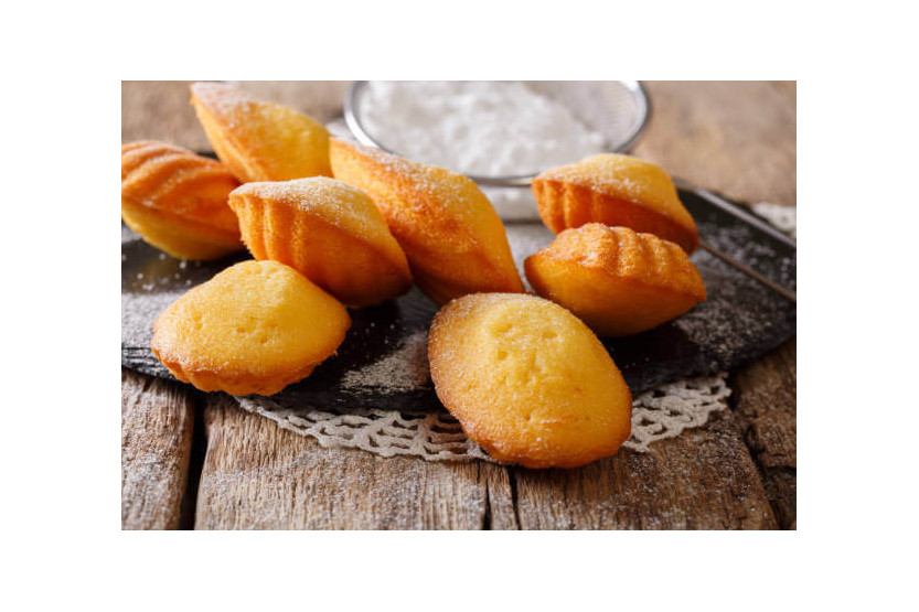Bandeja para magdalenas Gobel antiadherente con borde enrollado