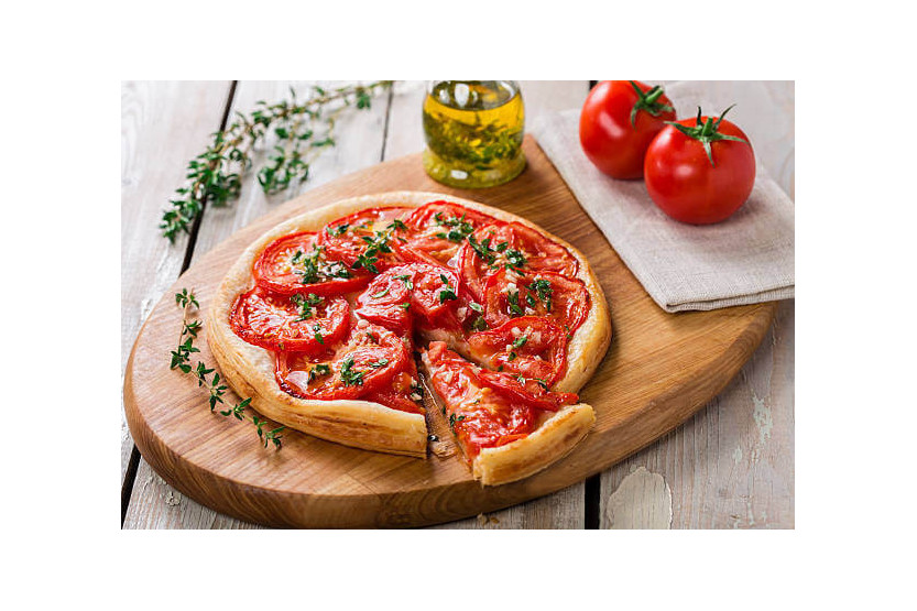Anel para tartes redondo em aço inoxidável De Buyer com rebordo enrolado 20cm
