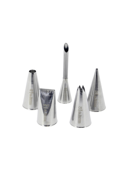 Juego de 5 vasos de acero inoxidable De Buyer