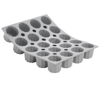De Buyer Elastomould per mini flauti bordolesi 20 o 28 cavità 2