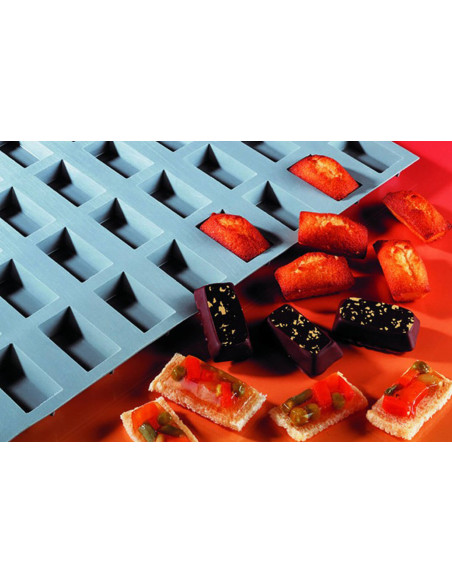 De Buyer mini financiers molde Elastomoule 15 ou 25 cavidades
