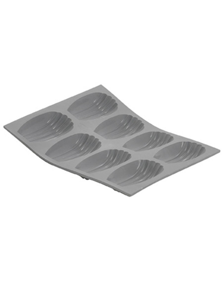 Tabuleiro para madalenas de 8 ou 9 células De Buyer Elastomoule