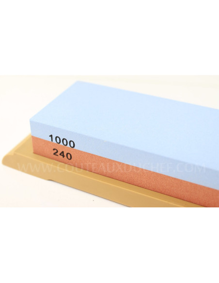 Yaxell Japanese whetstone 240/1000 grit + 3 accessories