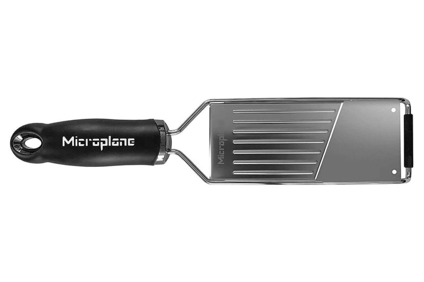 Keuken mandoline Microplane Gourmet zwart handvat