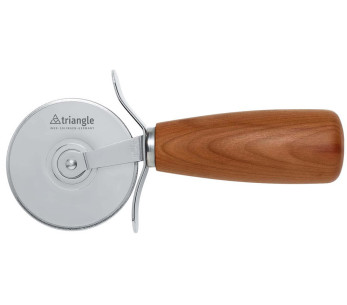 Pizzaroller Triangle mit Holzgriff + Koffer
