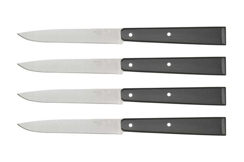 Set of 4 Opinel table knives N°125 Pro micro-serrated blades 11cm