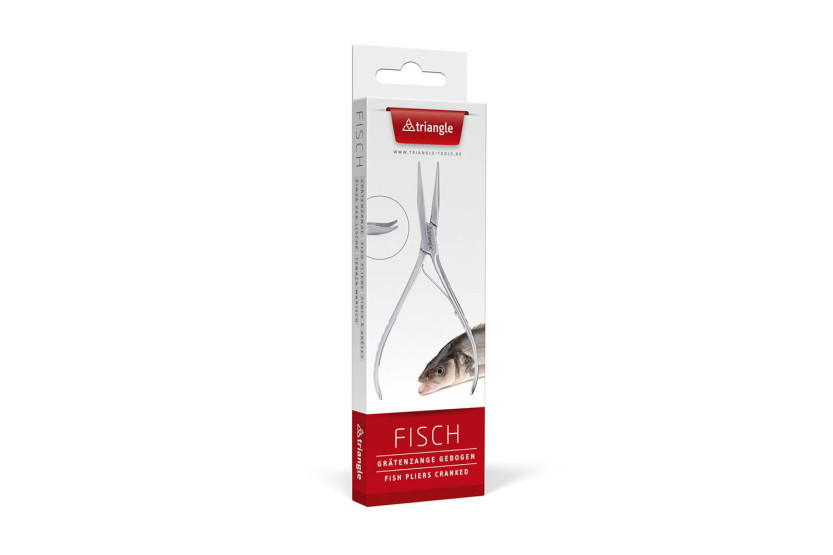 Triangel roestvrijstalen gebogen randtang 20cm