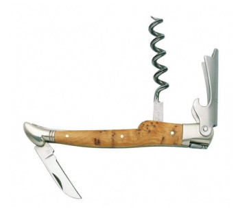 Korketrekker Laguiole Armbrøst G. David 3 stk håndtak 12cm einer rustfritt stål