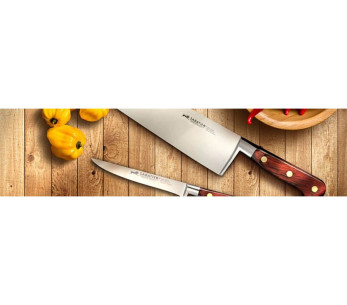 SABATIER Saveur 100% gesmeed koksmes 15cm messing klinknagels 2