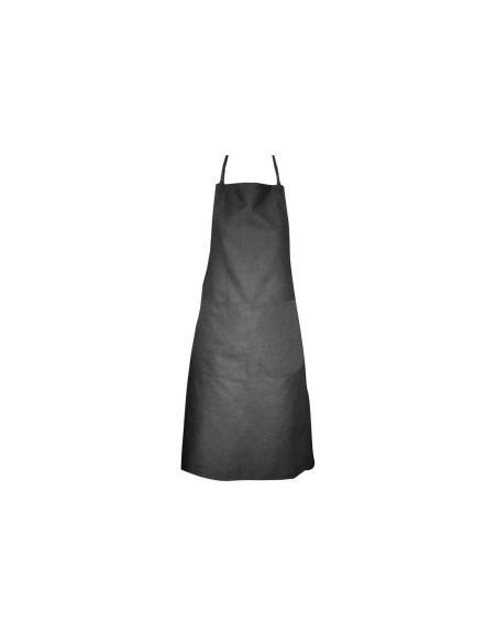 Matfer grey canvas valet apron with bib + pocket
