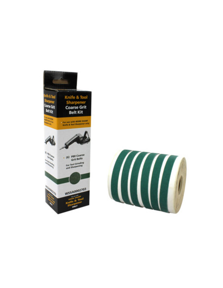 6 belts Coarse grit 80 Worksharp for WS1 electric grinder